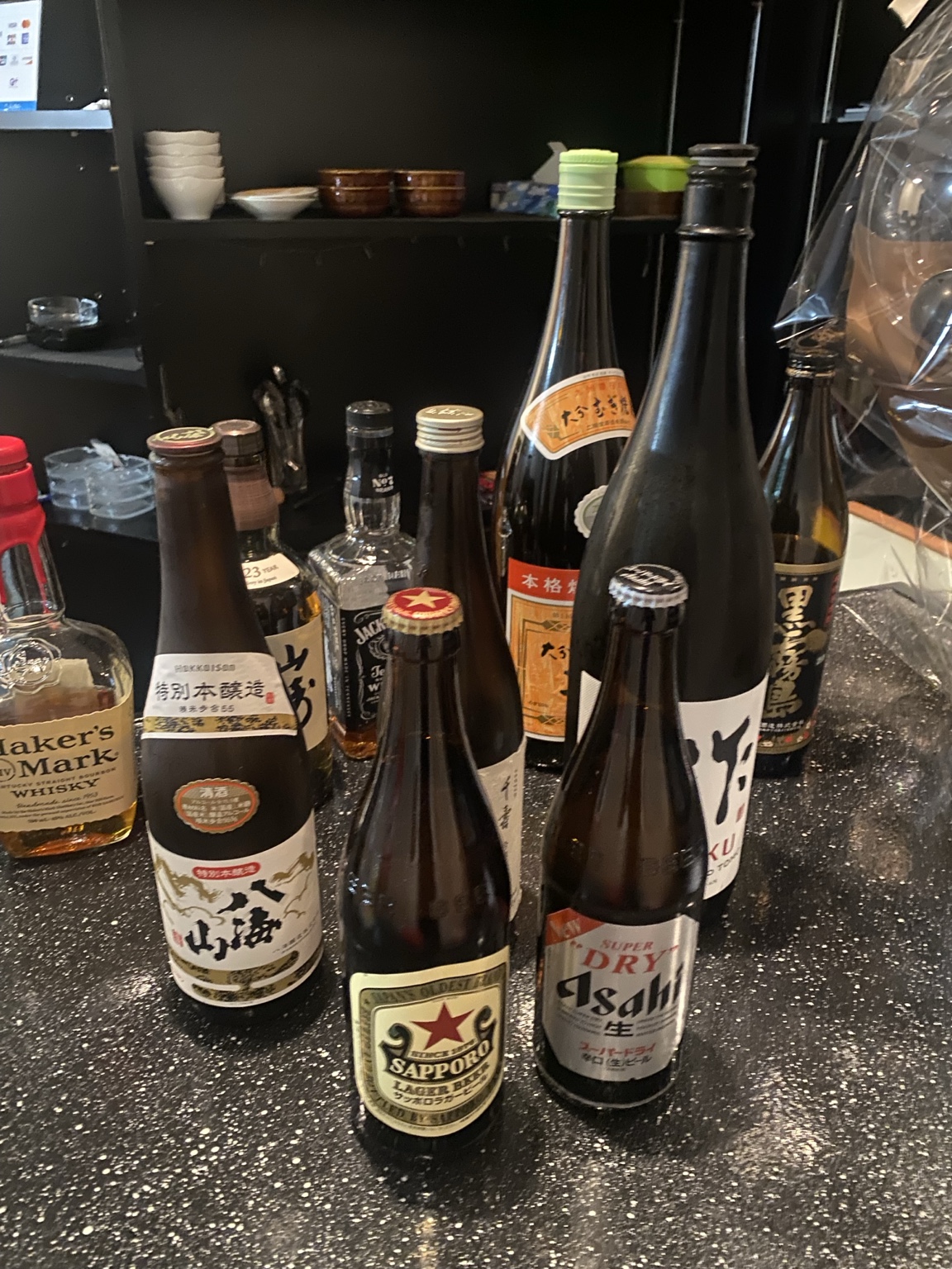 QUEENSで提供しているビール・ウイスキー・日本酒